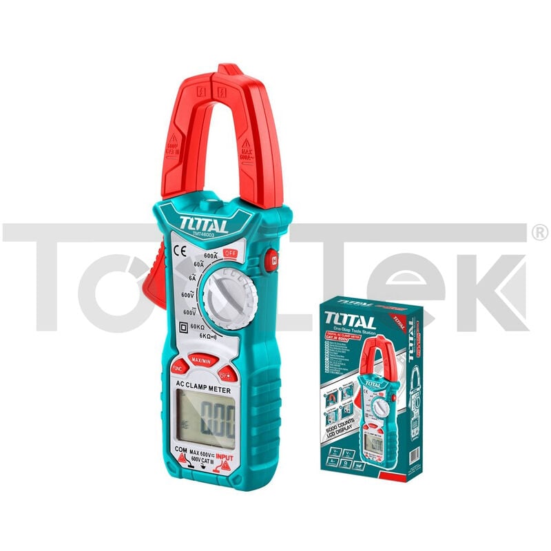 foto del prodotto total pinza amperometrica multimetro digitale misurazioni ac dc