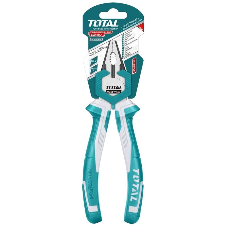 foto del prodotto total - pinza combinata - serie industrial - 180mm