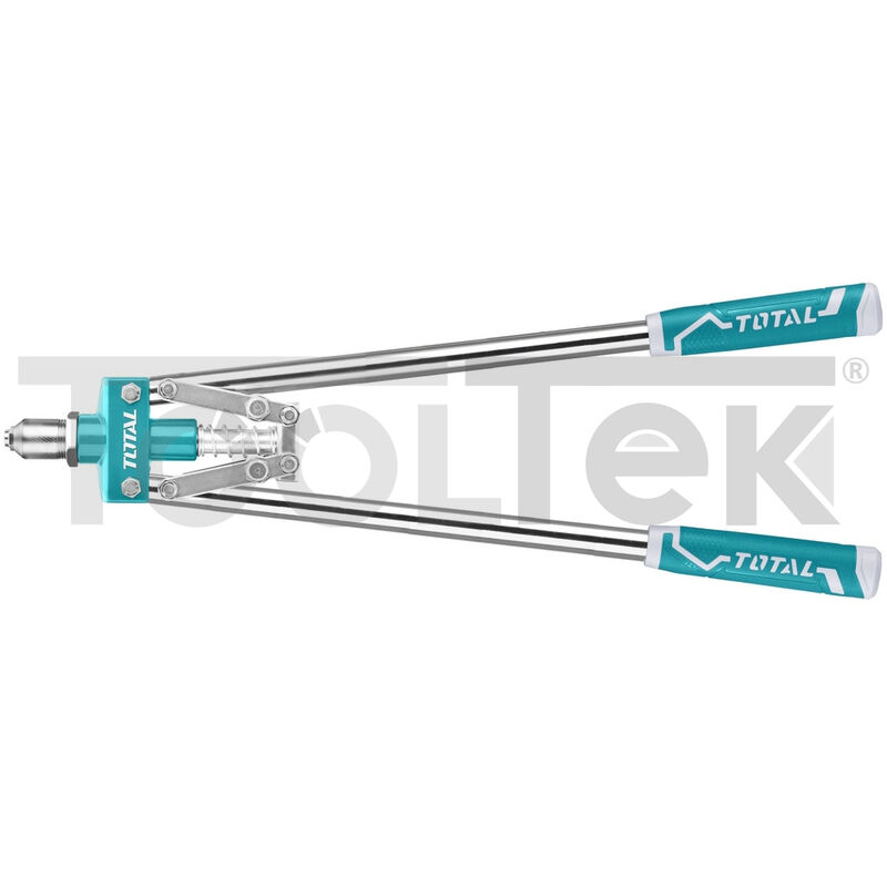 foto del prodotto total rivettatrice manuale a doppia leva manico pinza rivetti 420mm