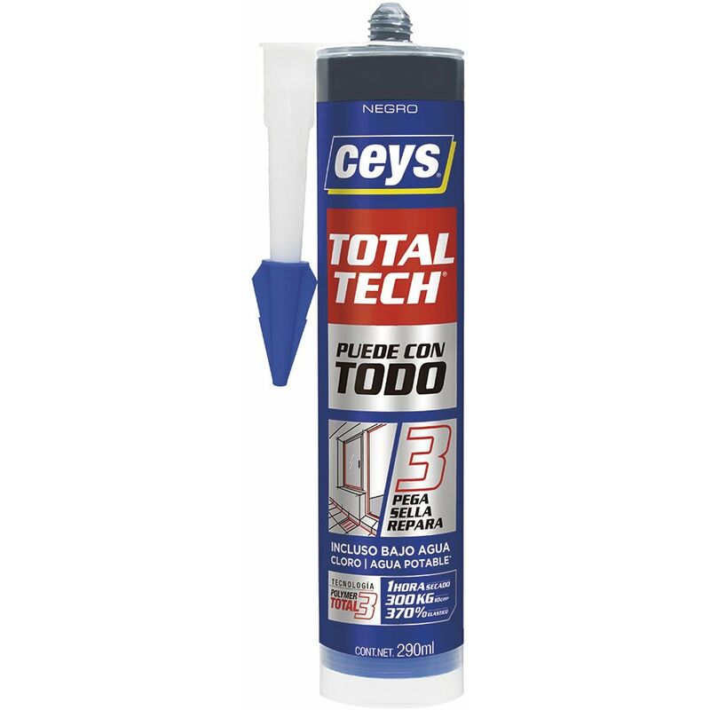 foto del prodotto total tech nero 290ml cartuccia 507221 ceys