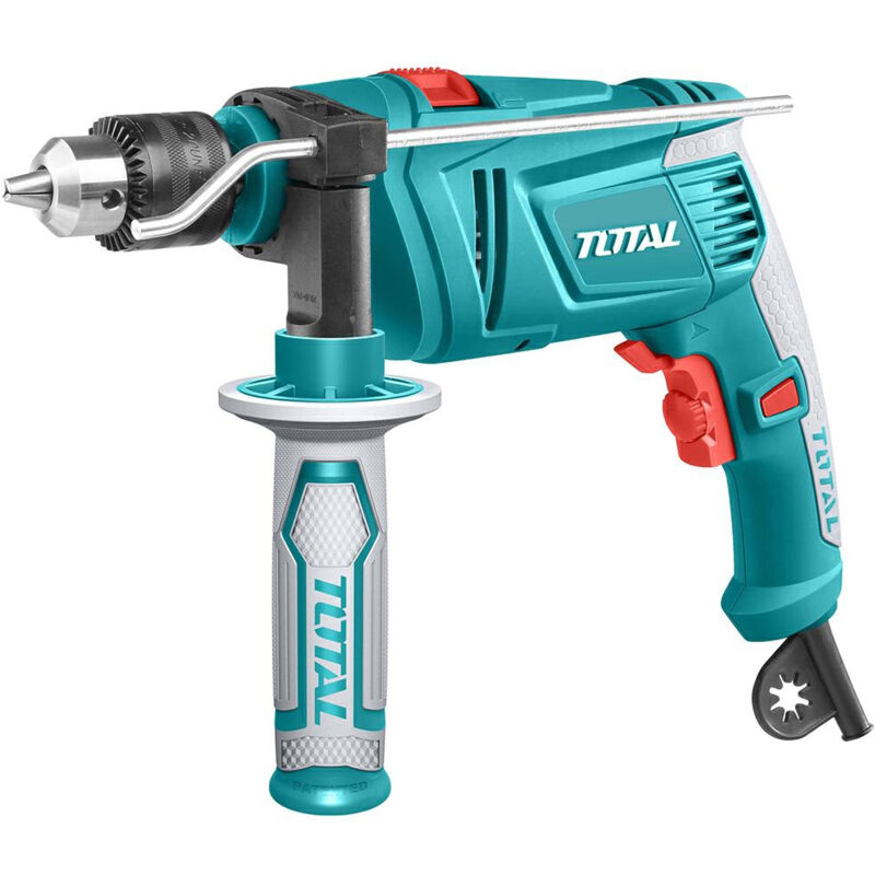 foto del prodotto total trapano a percussione 850w elettrico velocit regolabile mandrino a chiave