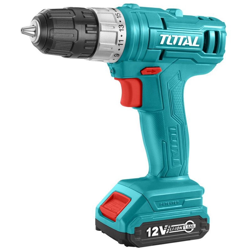 foto del prodotto total trapano avvitatore 12v a batteria litio ricaricabile