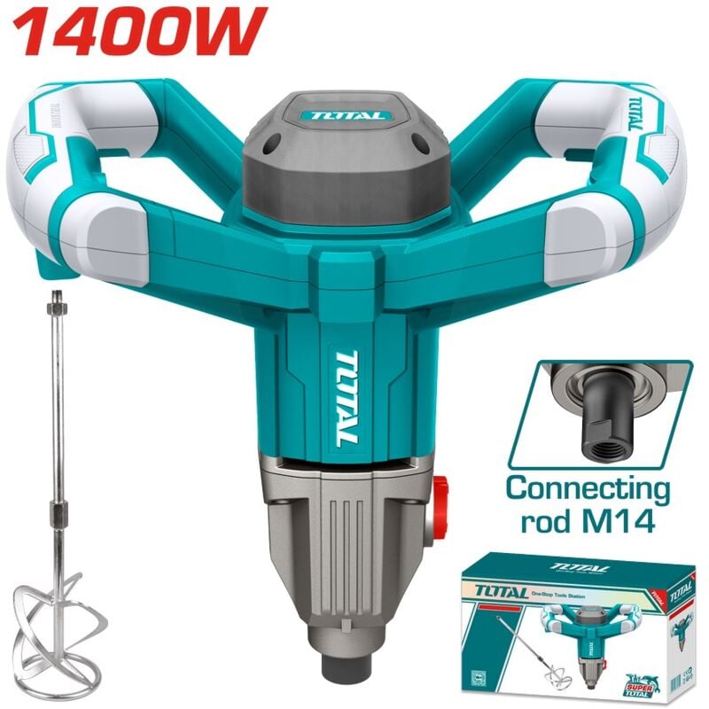 foto del prodotto total trapano miscelatore industriale da 1400w con luce led integrata