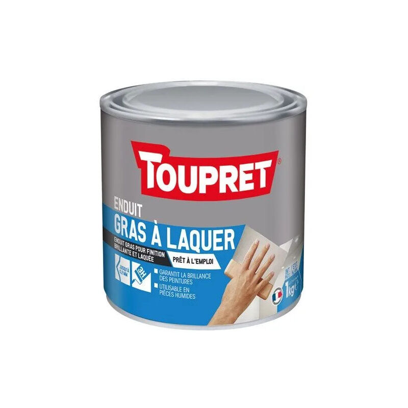 foto del prodotto toupret greasepaint, per uso interno ed esterno, 1kg pasta, bianco