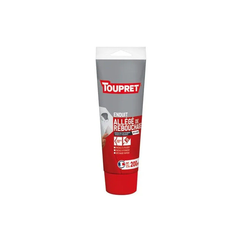 foto del prodotto toupret stucco leggero per interni, 200ml, bianco