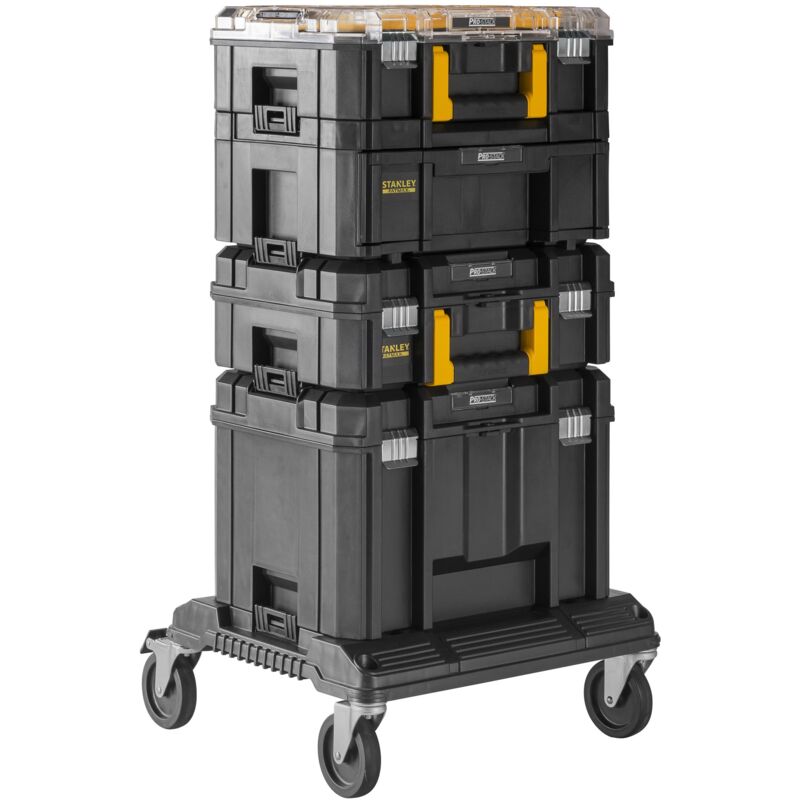 foto del prodotto tour pro stack organizzatore valigia con cassetto grande valigia con volume grande 23 l modulo trolley fatmax stanley fmst1 80107