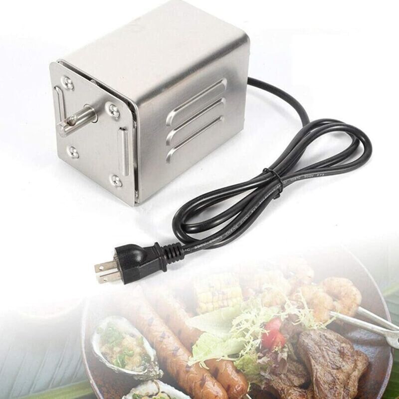foto del prodotto tourne broche sp s40 moteur de barbecue 30kg acier inoxydable barbecue grill torr facteur moteur lectrique poulet ch vre poulet bbq broche