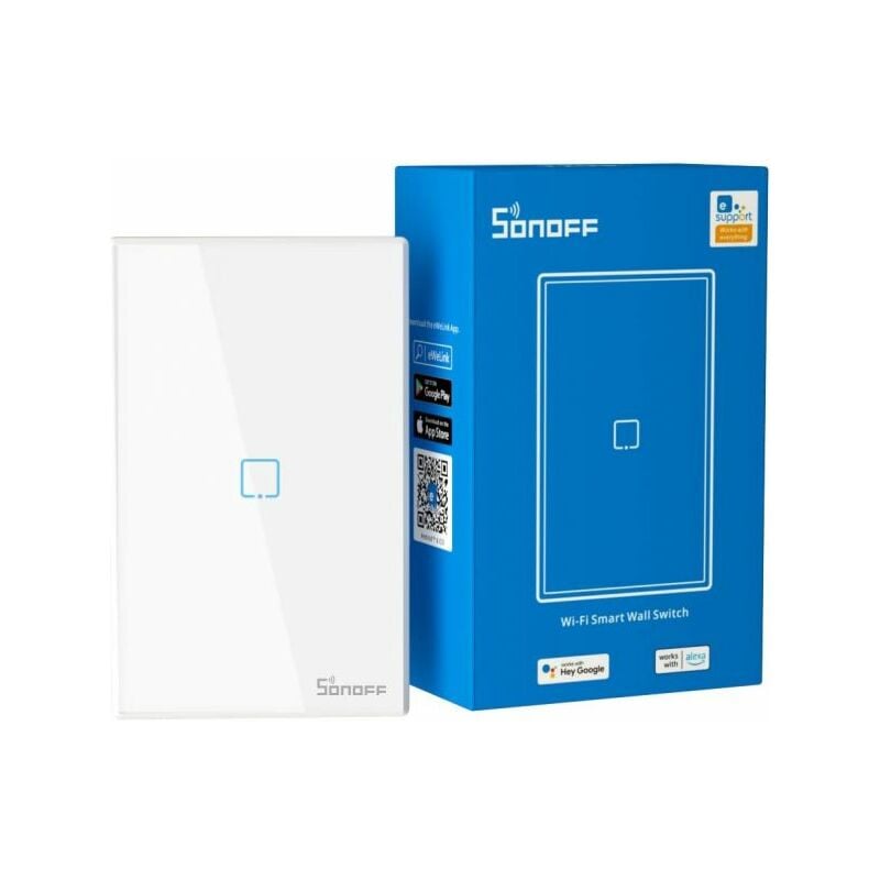 foto del prodotto tous1c interruttore 1 touch wifi parete interruttore luce senza fili 2 gang interruttore di tempo controllo remoto di lampadine compatibile con