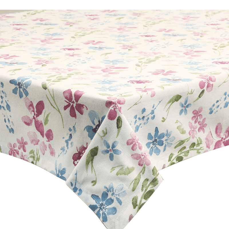 foto del prodotto tovaglia 140 x 180 cm cotone azzurro