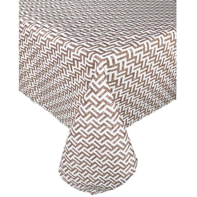 foto del prodotto tovaglia antimacchia resinata torino fashion beige cm. 140x140 x4 persone