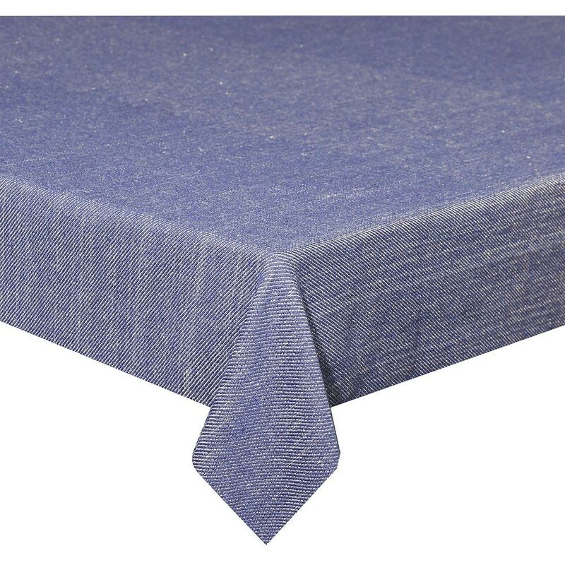 foto del prodotto tovaglia cm 140x180 denim cotone blu