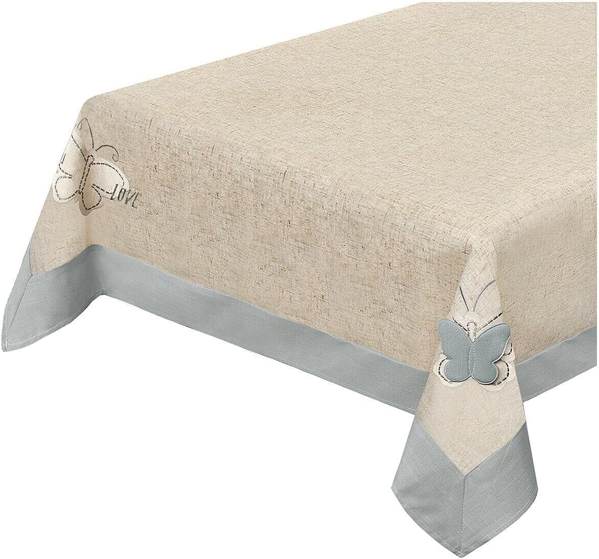 foto del prodotto tovaglia cucina runner 140x180 cm centrotavola shabby chic tessuto copritavolo dis.d