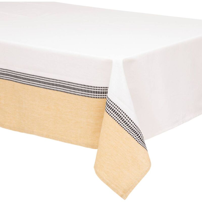 foto del prodotto tovaglia dolly in cotone bianco 250x150cm atmosphera cr ateur d int rieur