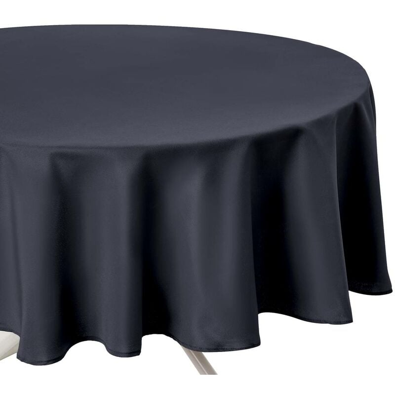 foto del prodotto tovaglia grigio ardesia d180cm atmosphera cr ateur d int rieur