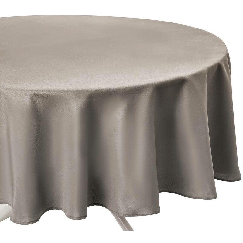 foto del prodotto tovaglia lallie beige antimacchia d180cm atmosphera cr ateur d int rieur