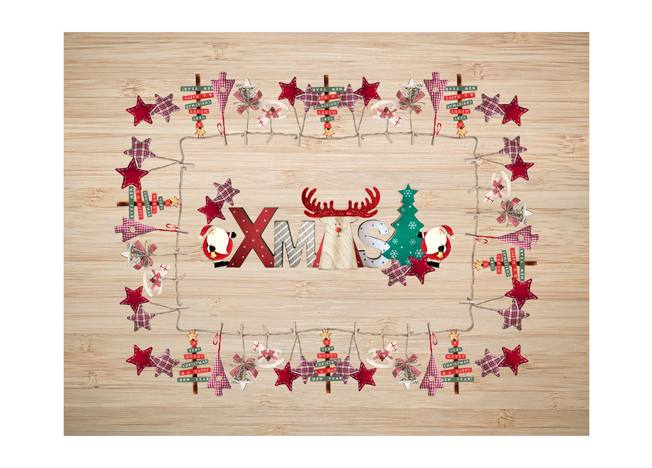 foto del prodotto tovaglia natale digitale centrotavola natalizio 100 cotone ninnoli xmas sv 140x190 ninnoli