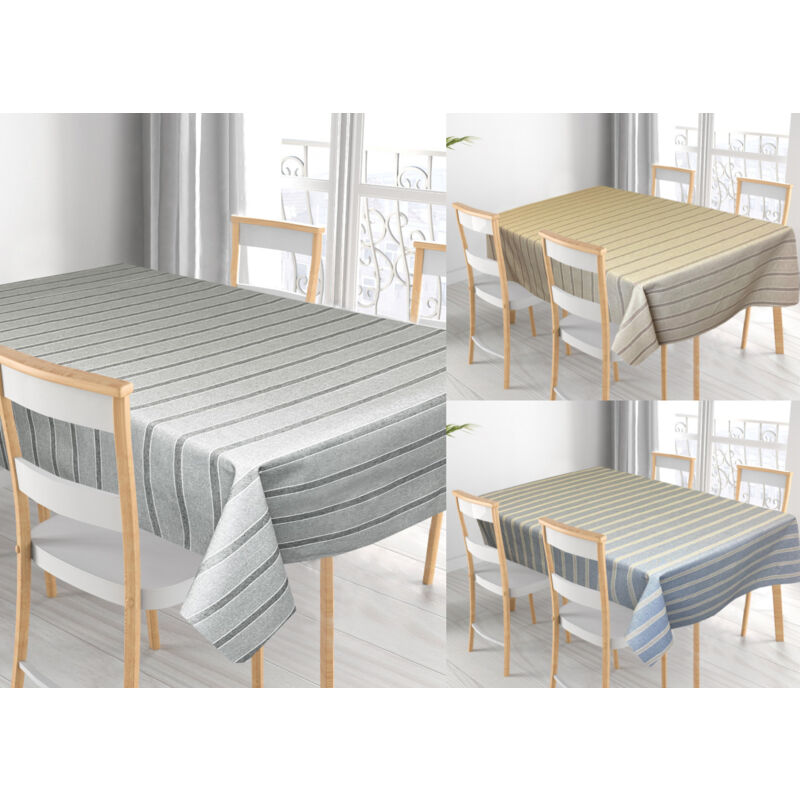 foto del prodotto tovaglia per salotto cucina in miros misto cotone made in italy california rp, misura90x90coloregrigio