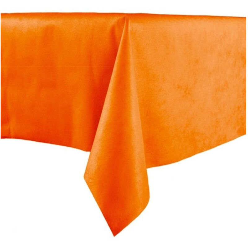 foto del prodotto tovaglia plastificata rettangolare tavolo tavola 137x183cm arancione trade shop traesio