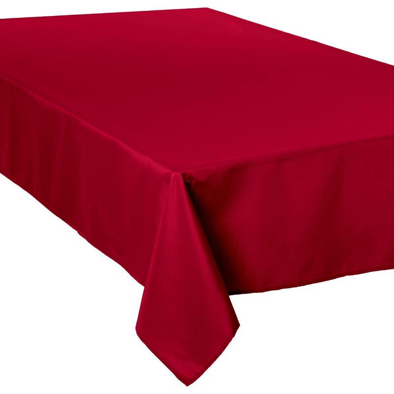 foto del prodotto tovaglia rossa antimacchia 150x300cm atmosphera cr ateur d int rieur