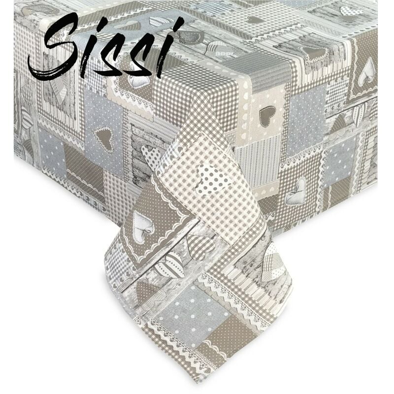 foto del prodotto tovaglia sissi in cotone aprica beige in cotone cm. 140x140 x4 persone