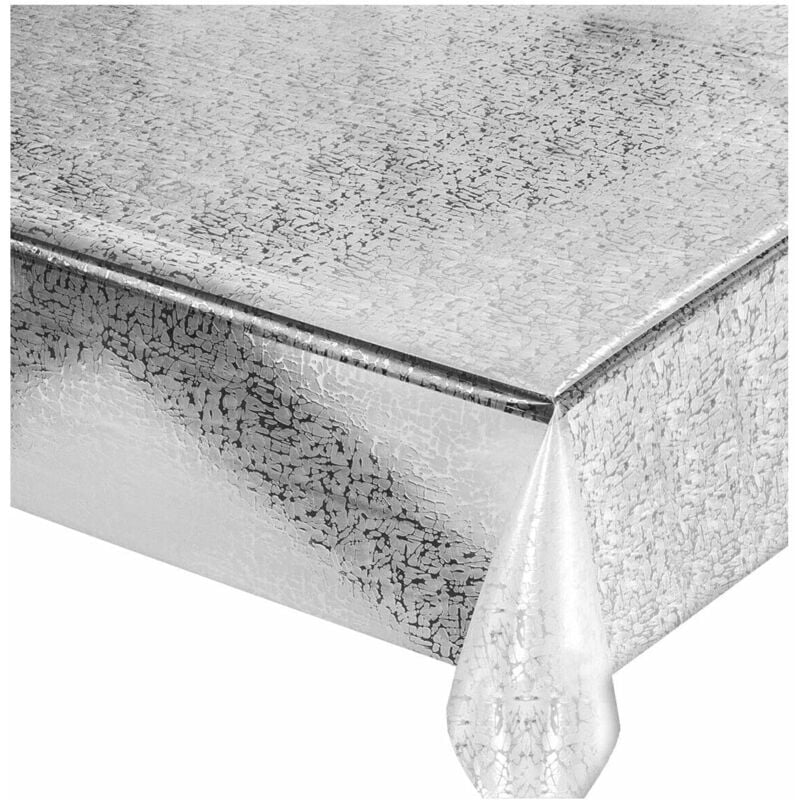 foto del prodotto tovaglia trasparente antimacchia moderna plastificata lucida copritavolo pvc dis.1 140x300 cm