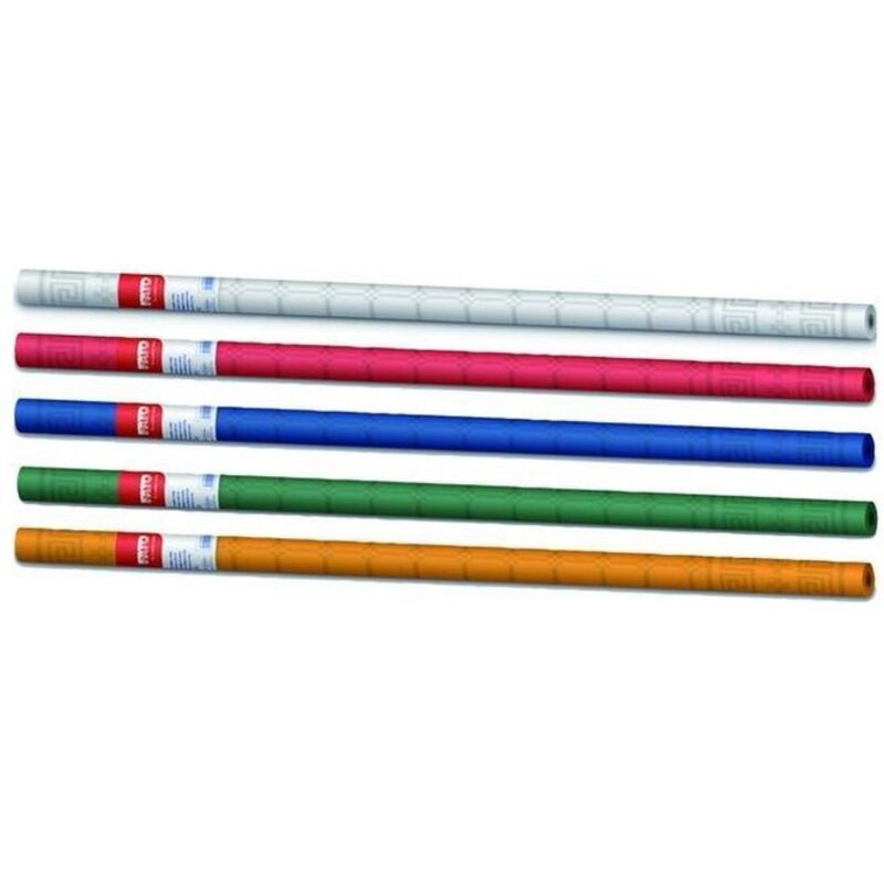 foto del prodotto tovaglie carta damascata tinta unita blu mt. 1,2x 7