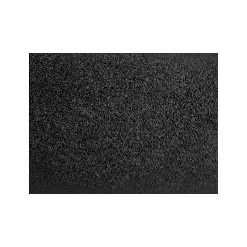 foto del prodotto tovaglietta americana rettangolare pelle martellata nera 45 x 30 cm 