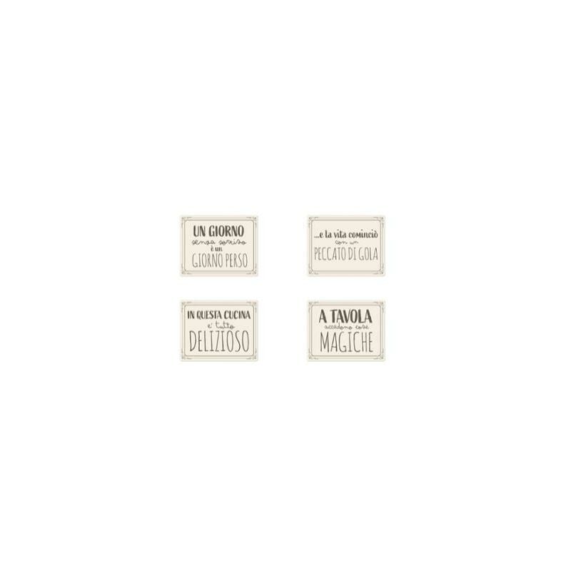 foto del prodotto tovaglietta colazione cm45x35 beige con scritte