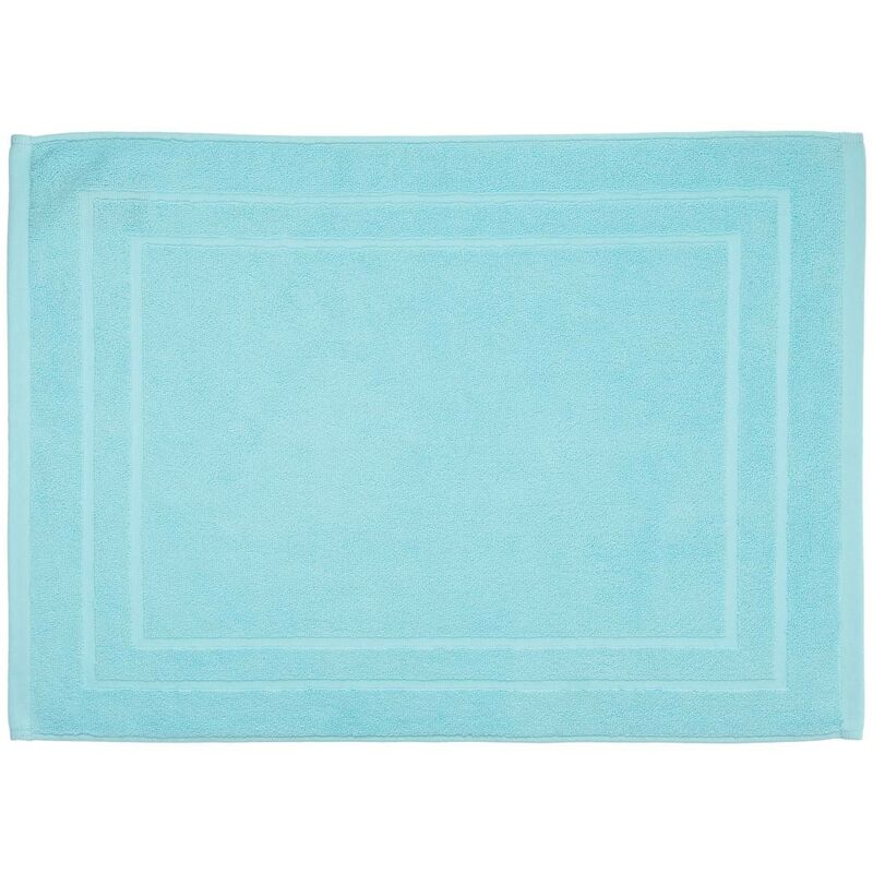 foto del prodotto tovaglietta da bagno in cotone blu turchese praia 50x70cm atmosphera cr ateur d int rieur