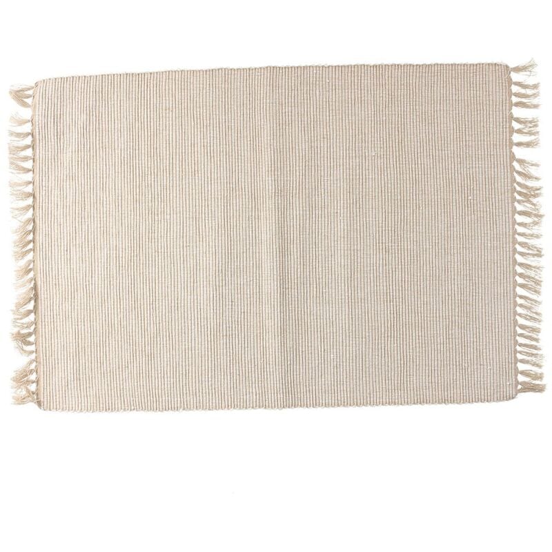 foto del prodotto tovaglietta rettangolare 35x50 cm in cotone riciclato beige linea basic