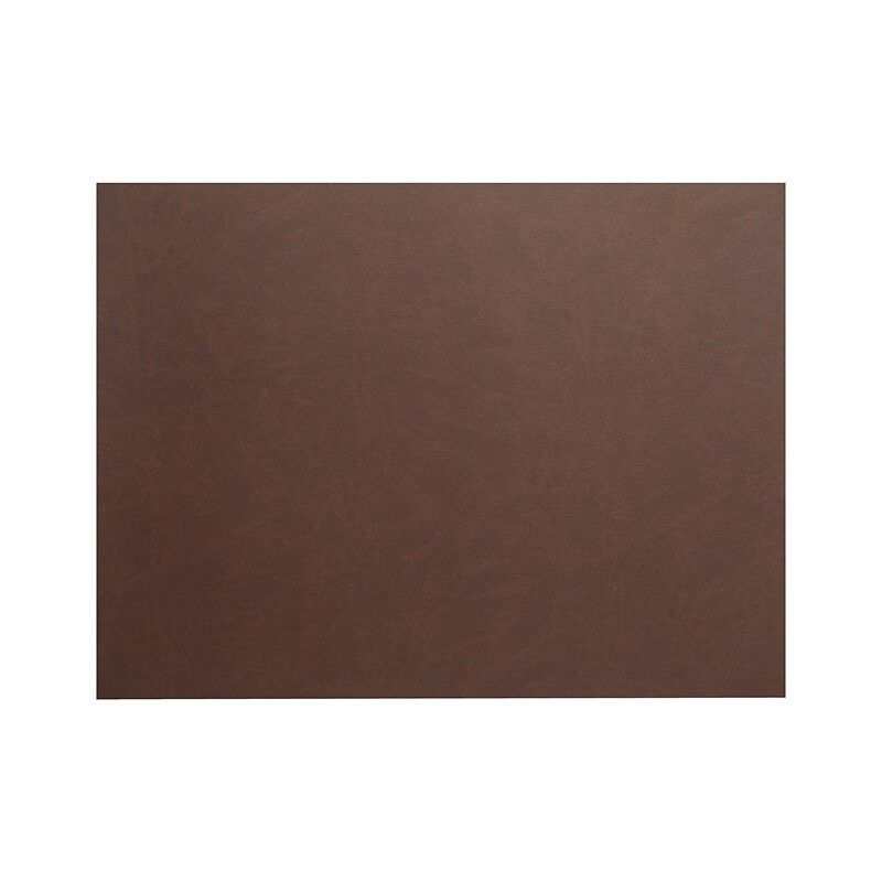 foto del prodotto tovaglietta rettangolare pelle marrone 45 x 30 cm 