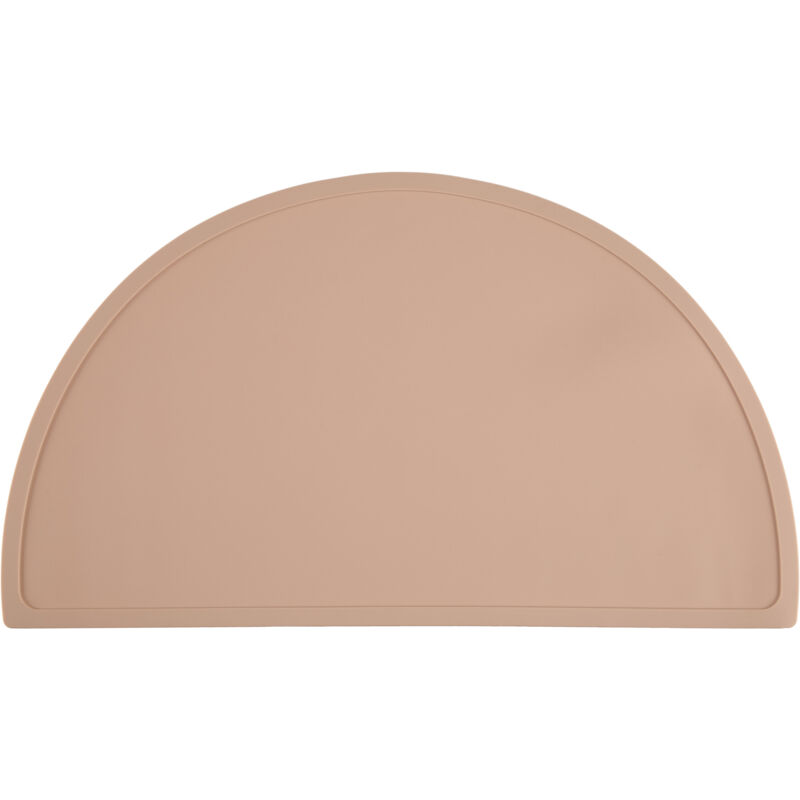 foto del prodotto tovaglietta silicone bambini, tappetino antiscivolo per merenda all asilo e scuola materna, 41,5x24 cm, rosa relaxdays