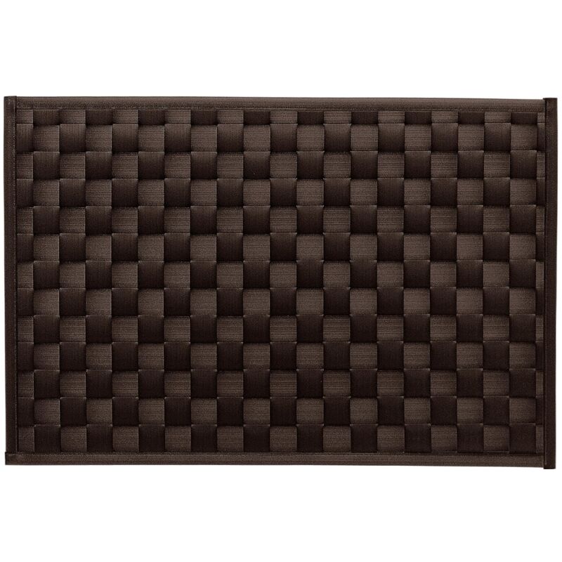 foto del prodotto tovagliette americane lavabili savannah bast mocca plastica pvc antimacchia da colazione e pranzo cucina sottobicchieri plastificati 30 cm x