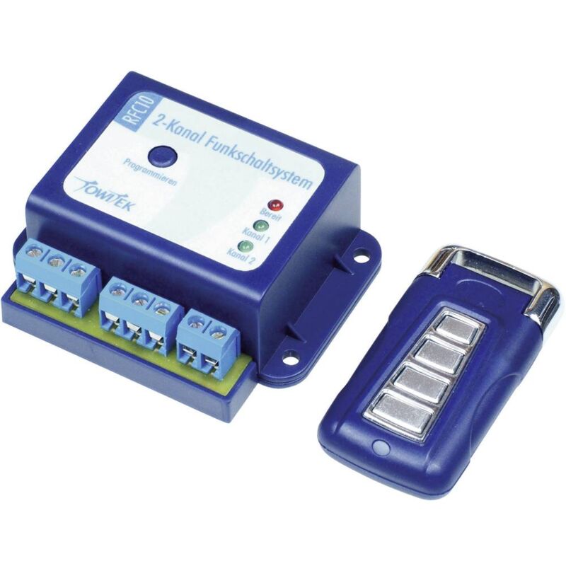 foto del prodotto towitek sistema di commutazione senza fili incl. telecomando raggio di azione max. campo libero 50 m 12 v dc