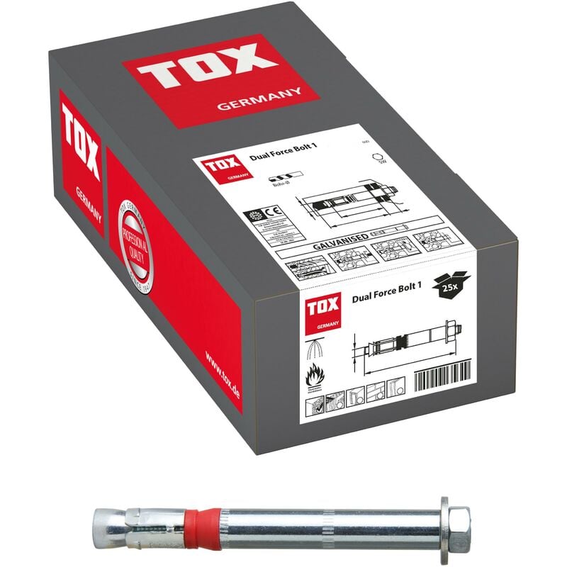 foto del prodotto tox ancora per carichi pesanti dual force bolt 1 15x45mm
