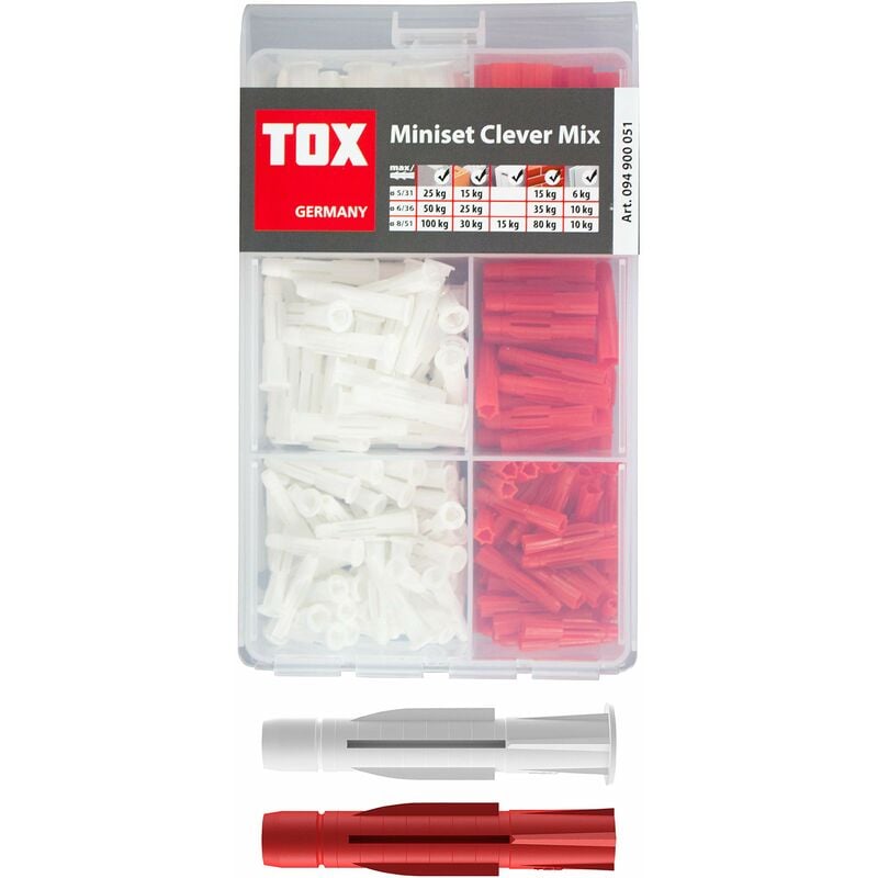 foto del prodotto tox assortimento standard miniset clever mix, 215 pz, 094900051