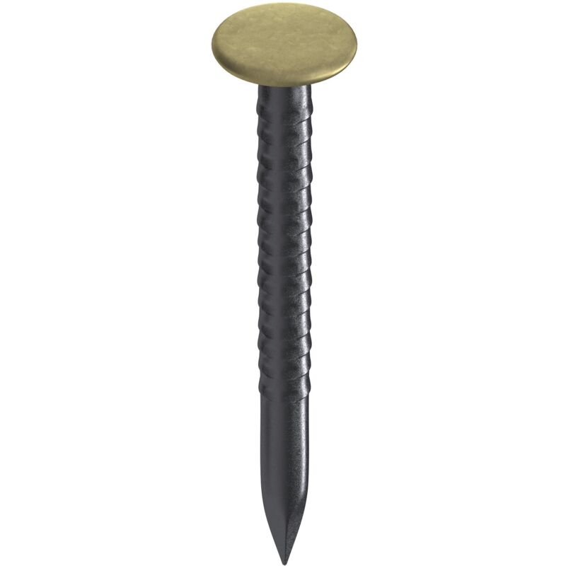 foto del prodotto tox - chiodo per quadri home classic con testa in ottone 2,0 x 50 mm