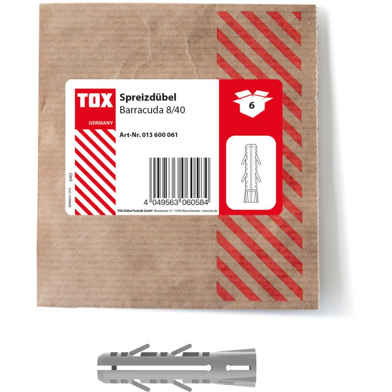 foto del prodotto tox tassello ad espansione barracuda 8x40 mm