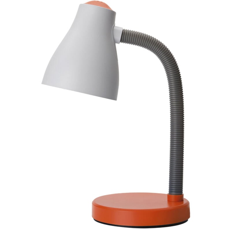 foto del prodotto toy lampada da tavolo led in plastica colore arancione flex in plastica attacco e27