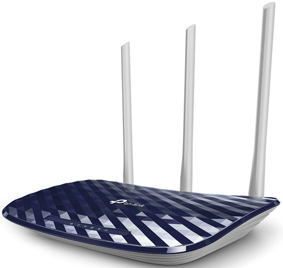 foto del prodotto tp link ac750 router wireless fast ethernet dual band 2.4 ghz 5 ghz nero, bianco