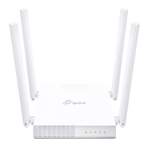foto del prodotto tp link archer c24 router wireless fast ethernet dual band 2.4 ghz 5 ghz 4g bianco