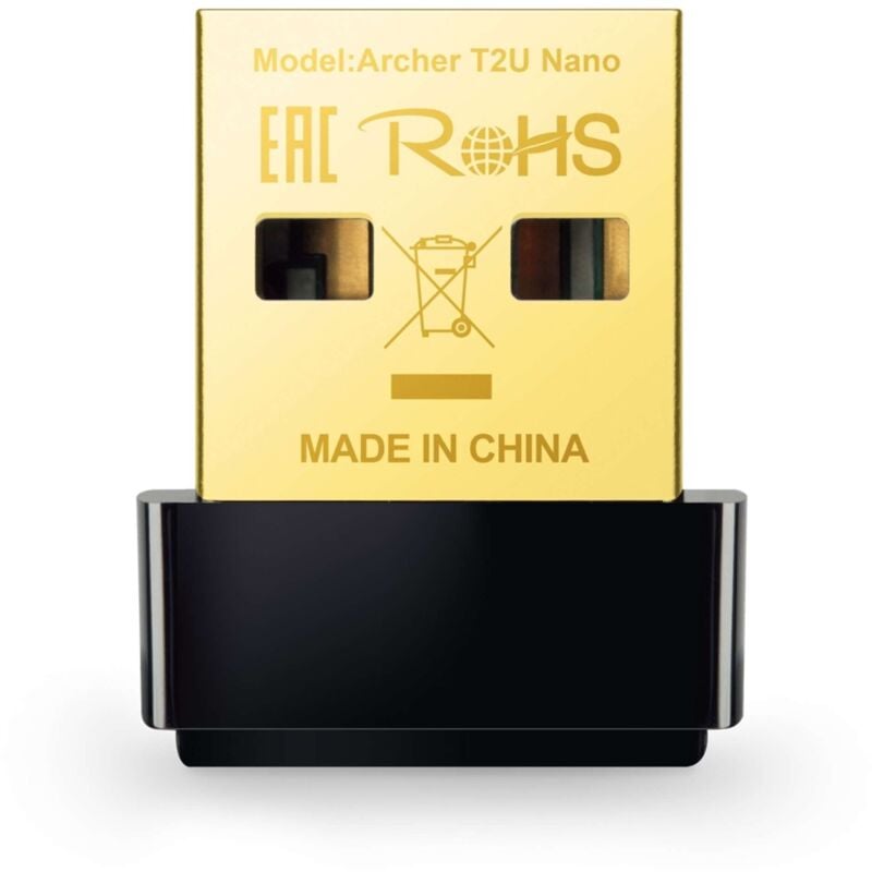 foto del prodotto tp link archer t2u nano adattatore usb scheda di rete wireless dual band 600mbps nano size