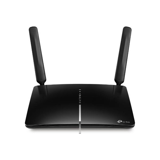 foto del prodotto tp-link box, router 4g+ lte cat.6 300 mbps wifi ac 1200 mbps, 2 x sma per antenna esterna, 4 porte rj45 gigabit, antenne removibili, onemesh, modem sim card per qualsiasi operatore, archer mr600