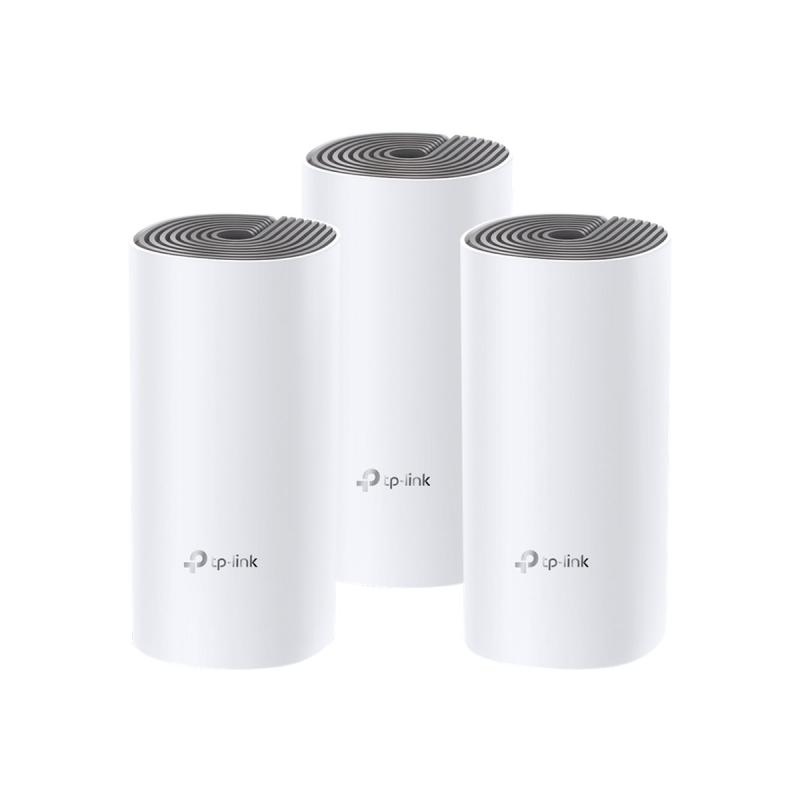 foto del prodotto tp link deco e4 3 pack dual band 2.4 ghz 5 ghz wi fi 5 802.11ac bianco, grigio 2 interno