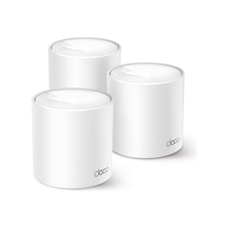foto del prodotto tp link deco x10 dual band 2.4 ghz 5 ghz wi fi 6 802.11ax bianco 2 interno