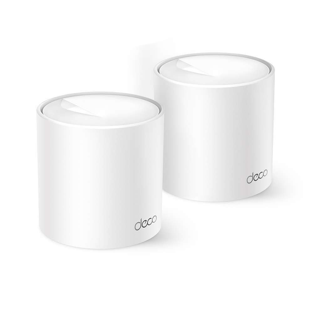 foto del prodotto tp link deco x10 dual band 2.4 ghz 5 ghz wi fi 6 802.11ax bianco 2 interno