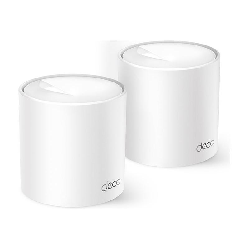 foto del prodotto tp link deco x1500 dual band 2.4 ghz 5 ghz wi fi 6 802.11ax bianco 2 interno