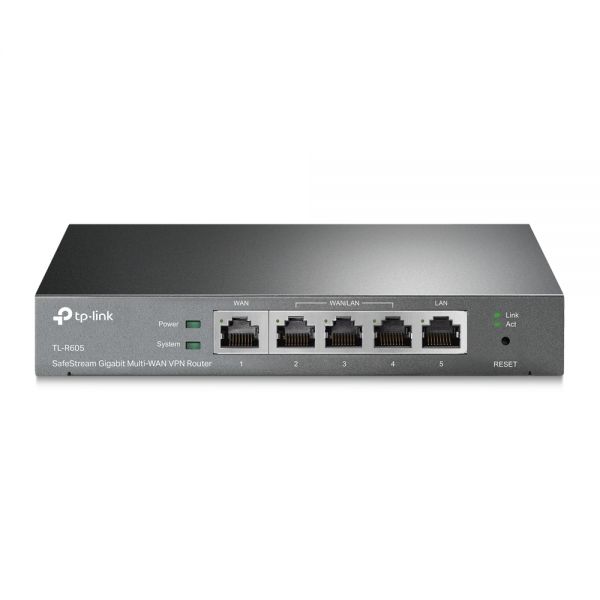foto del prodotto tp link omada er605 router cablato gigabit ethernet nero