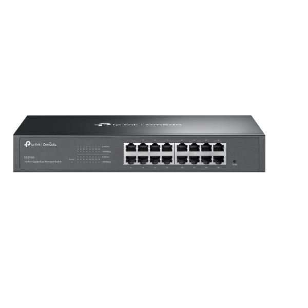 foto del prodotto tp link omada es216g switch di rete gestito l2 gigabit ethernet 10 100 1000 nero