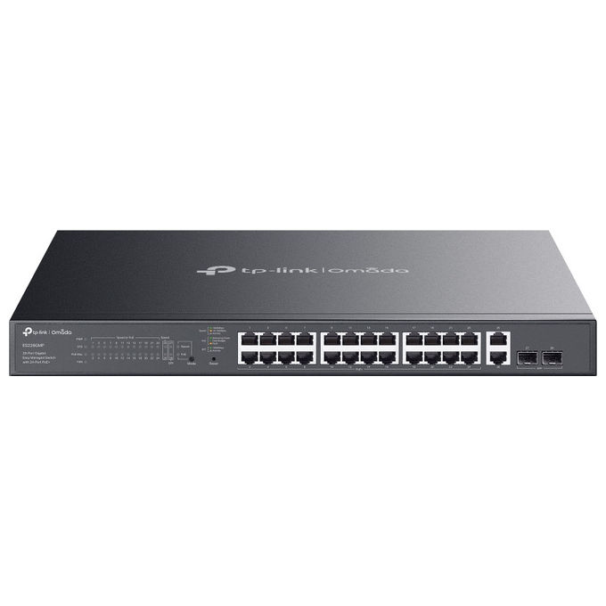 foto del prodotto tp-link omada es228gmp switch gigabit 28 porte poe 384w easy managed